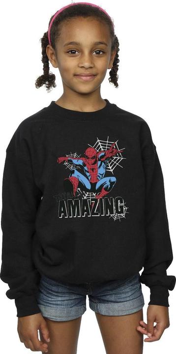 Produktbild SpiderMan Amazing Sweatshirt Mädchen (140, 146)