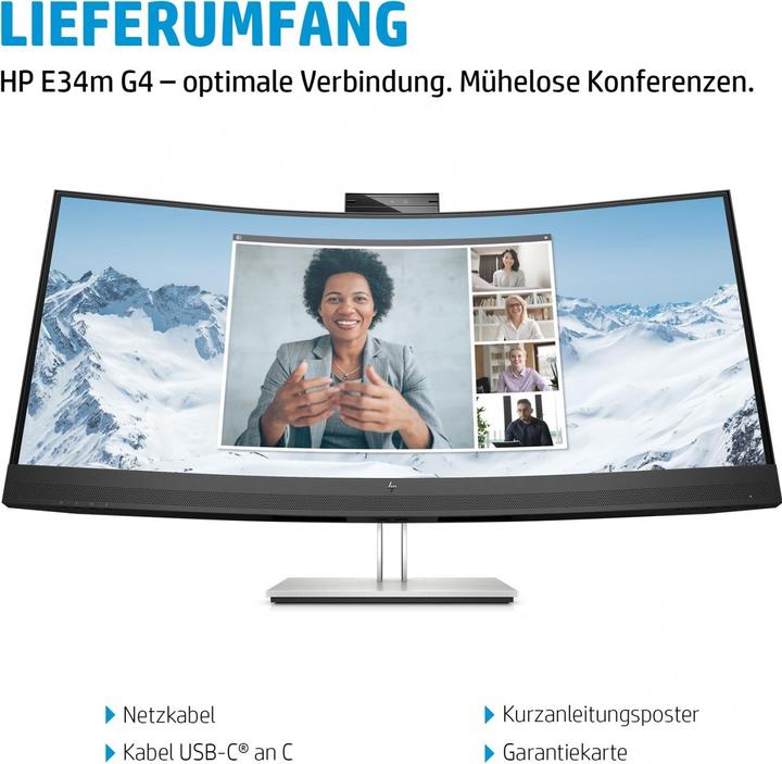 Actual product image HP E34m G4 (3440 x 1440 pixels, 34")