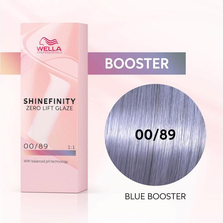 Actual product image Wella Shinefinity (00, 89 - Blue Booster)