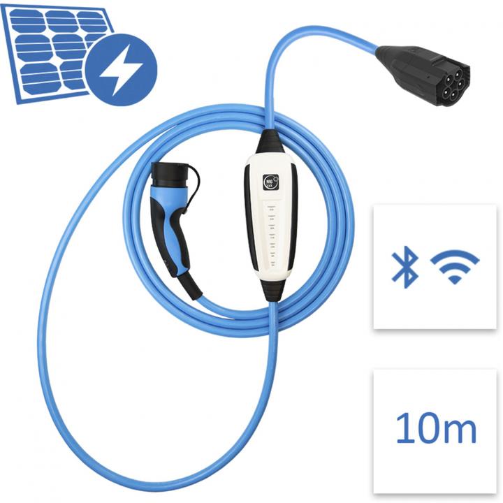 Image du produit NRGkick 32A Pure pour les utilisateurs PV 10m WLAN standard (Type 2, 22 kW, 32 A, CEE32 rouge, CEE 32)