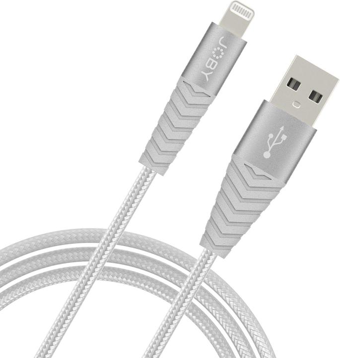 Actual product image Joby Lightning Cable 1.2M Silver (1.20 m, USB 2.0, 12 W)