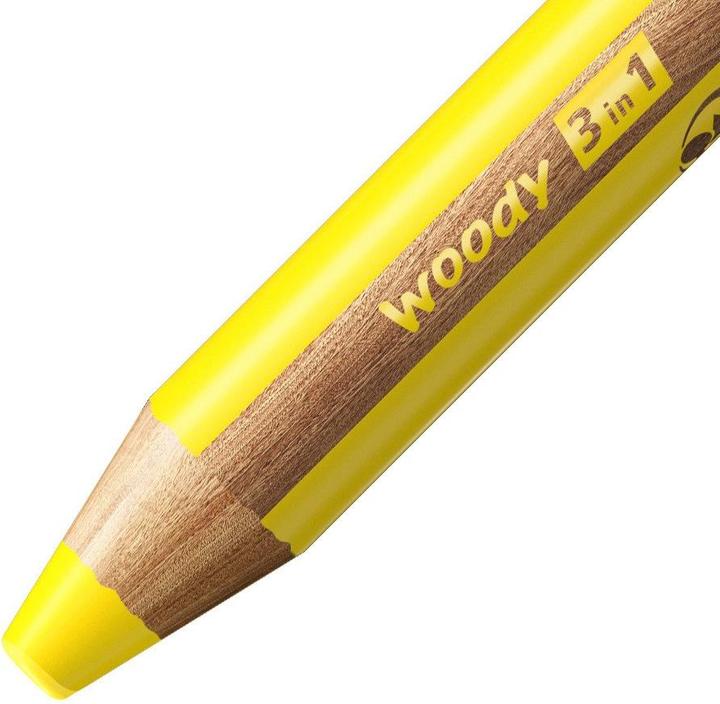 Image du produit STABILO woody 3 en 1 crayon de couleur (Jaune, 1 x)