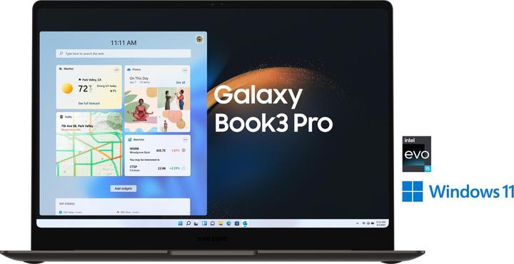 Actual product image Samsung Galaxy Book3 Pro (14", Intel Core i5-1340P, 8 GB, 512 GB, DE)