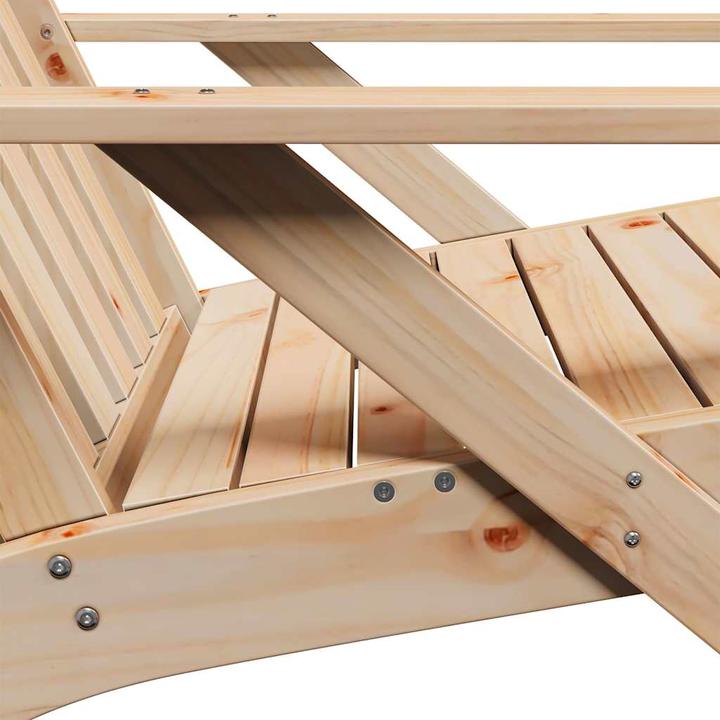 Actual product image VidaXL Adirondack garden chair 75x77x77 cm solid wood pine garden chair Chair