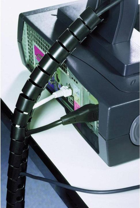 Immagine prodotto HellermannTyton Guaina per cavi 32 mm (max) Argento (Tubo cavi, 2500 cm)