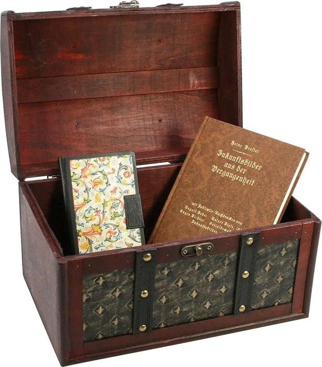 Actual product image Safe Treasure chest Orient motif large.36558