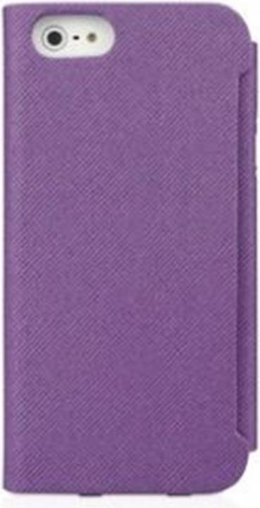 Actual product image Macally Folio case for iPhone 5/5S/SE Purple (Apple iPhone 5s, Apple iPhone 5, Apple iPhone SE)