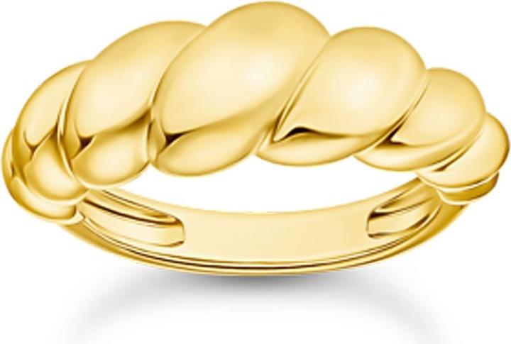 Produktbild Thomas Sabo Ring organische Formen vergoldet (54, 925 Silber)