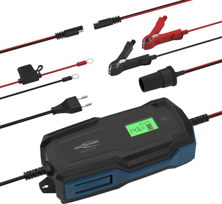 Actual product image Ansmann Charger for lead-acid batteries BC 6-12V / 10 A (12V, 6V, 10 A)