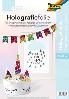 Produktbild Folia Holographische Folie Regenbogen (4 x)