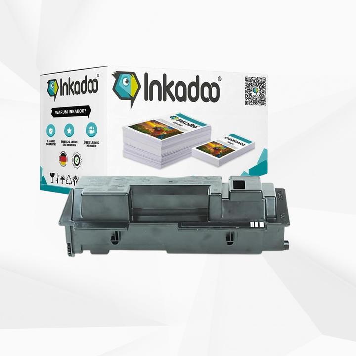 Produktbild Inkadoo Toner kompatibel zu Kyocera/Mita 1T02FM0EU0 / TK-18 Toner, schwarz Schwarz (BK)