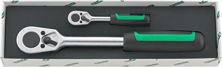 Actual product image Stahlwille Ratchet set 1/4" + 1/2" 2 pcs. (1/4", 1/2")