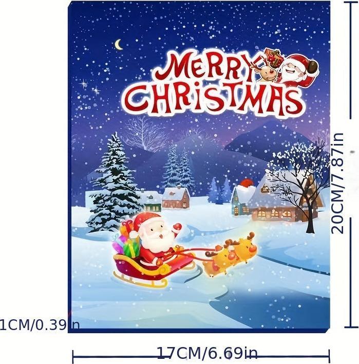 Produktbild Activity Board Vintage Weihnachts-Adventskalender 2024 - 24-Tage-Countdown mit Charms, Sammlerstücke