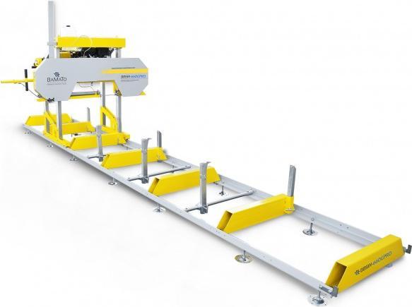 Produktbild Markmüller BAMATO - Blockbandsäge m. Benzinmotor u. elektrischer Höhenverstellung m. 5,9 m Rollbahn BBSW-660GPR