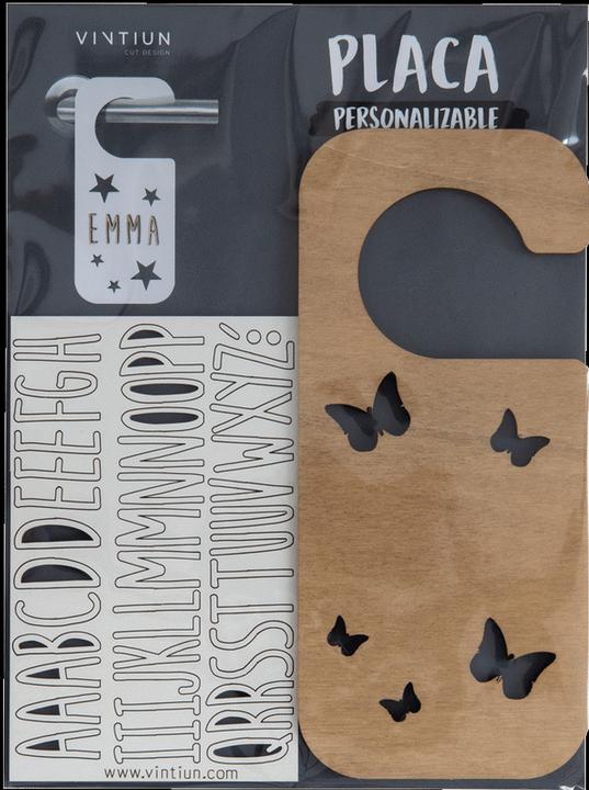 Image du produit Vintiun Accroche-porte papillon nature personnalisable