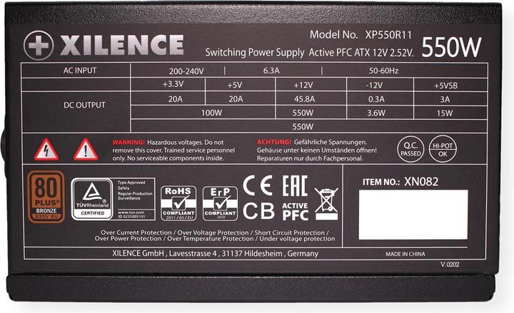 Produktbild Xilence Netzteil Performance A+ III (550 W)