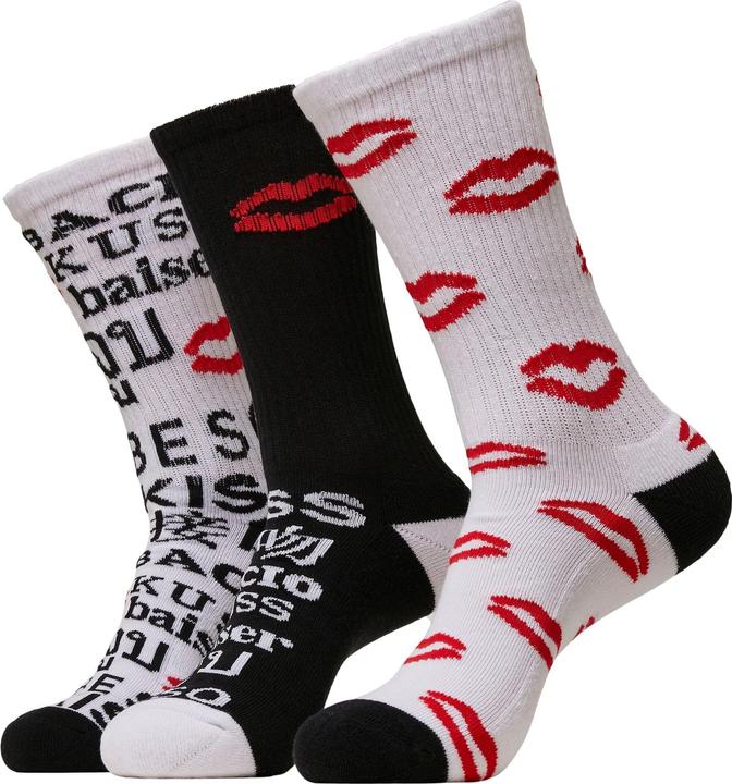 Mister Tee Kiss Socks 3-Pack