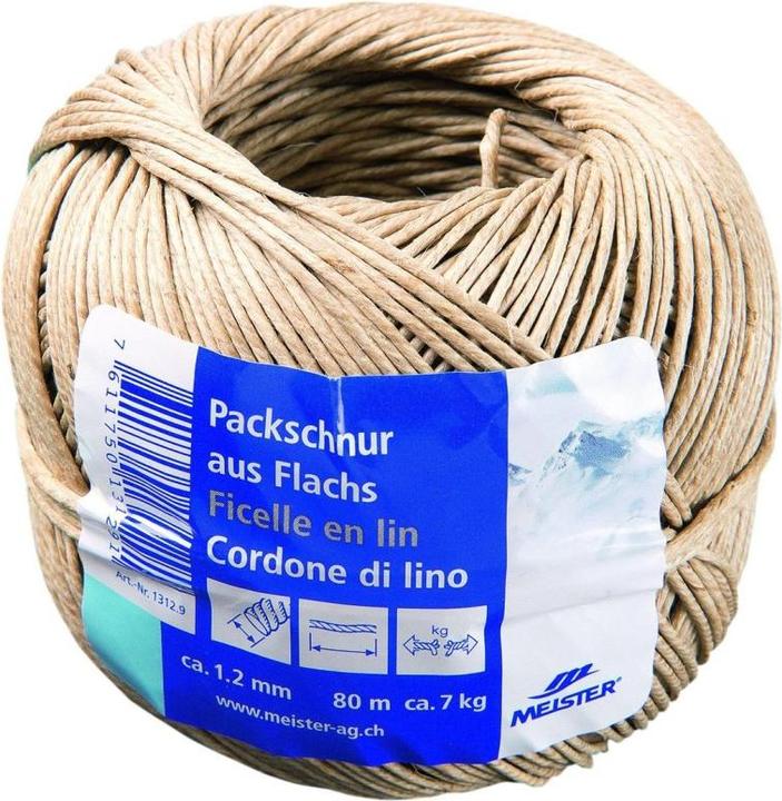 Meister Packschnur Flachs Ø1.2mm (80 m)