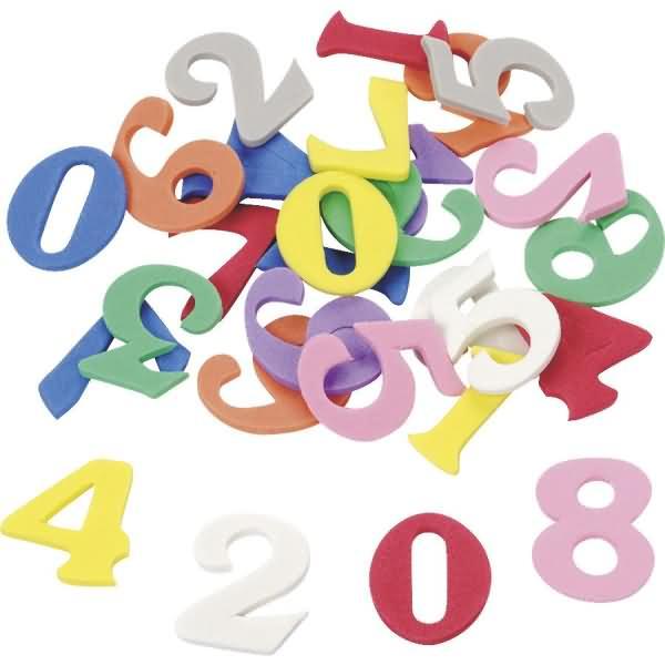 Knorr Prandell Foam rubber Creasoft number mix 2cm PU=30 pieces