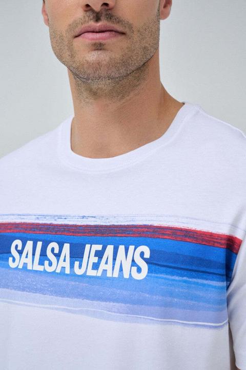 Produktbild Salsa Jeans T-Shirt T-Shirt Chest Print Branding (XXL)