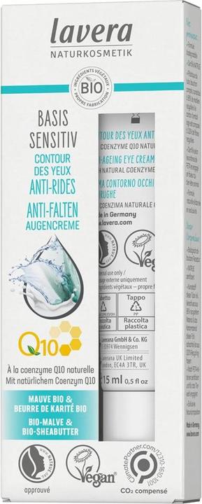 Image du produit Lavera Q10 basis sensitiv (Crème, 15 ml, Jour + nuit)