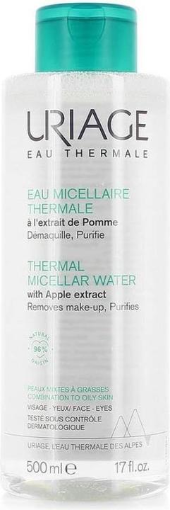 Immagine prodotto Uriage Eau Thermale Acqua Micellare Termale Purifica l'Acqua Micellare Unisex 500 ml (Panni pulizia, 500 ml)