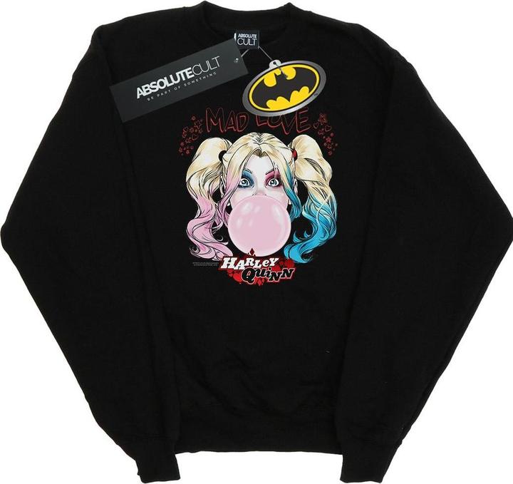 Harley Quinn Mad Love Baumwoll Sweatshirt
