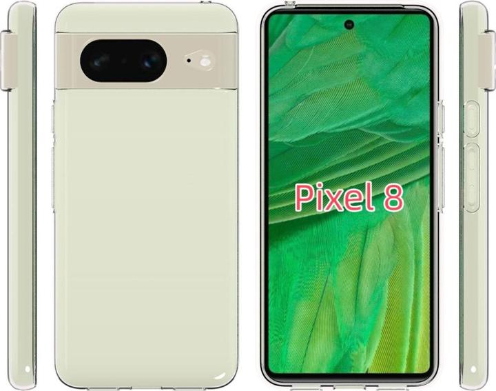 Actual product image König Design Mobile protection for Google Pixel 8 Case Cover Bumper Case Transparent New (Google Pixel 8)