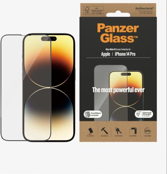 Produktbild PanzerGlass Ultra-Wide Fit (1 Stück, Apple iPhone 14 Pro)