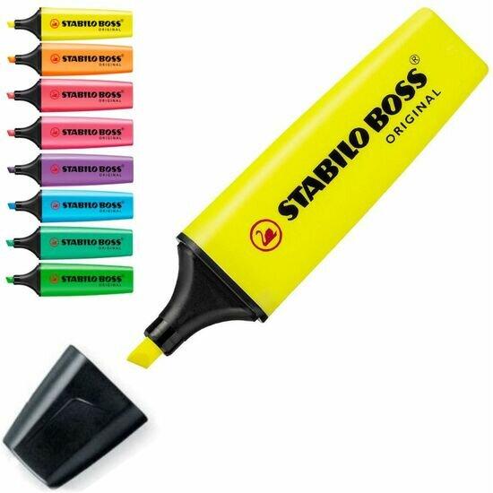 Produktbild STABILO BOSS ORIGINAL Textmarker (Gelb, 5 mm, 1 x)