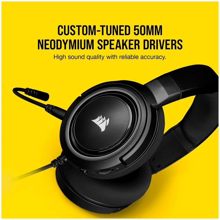 Produktbild Corsair HS35 Carbon Black Stereo-PC (Kabelgebunden)