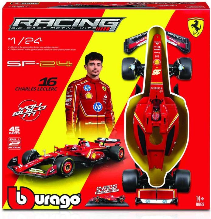 Image du produit Bburago Ferrari F1 SF-24 1/24 Kit Leclerc 2024