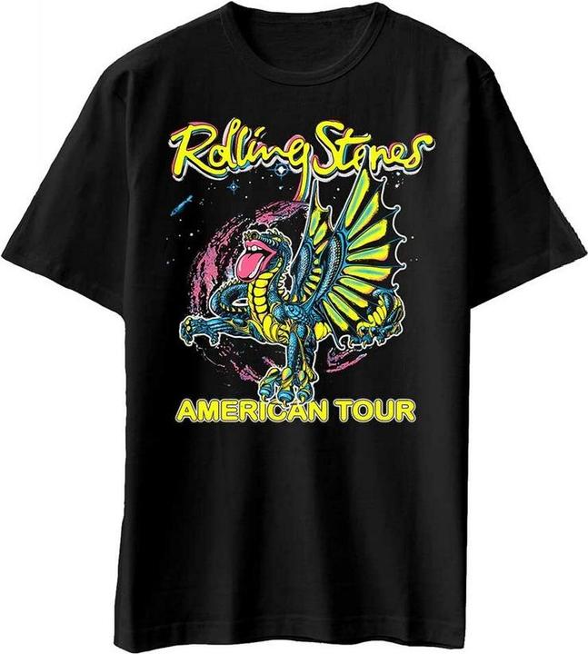 Image du produit The Rolling Stones Unisexe Adulte Tour Américain Dragon T-shirt (XXL)