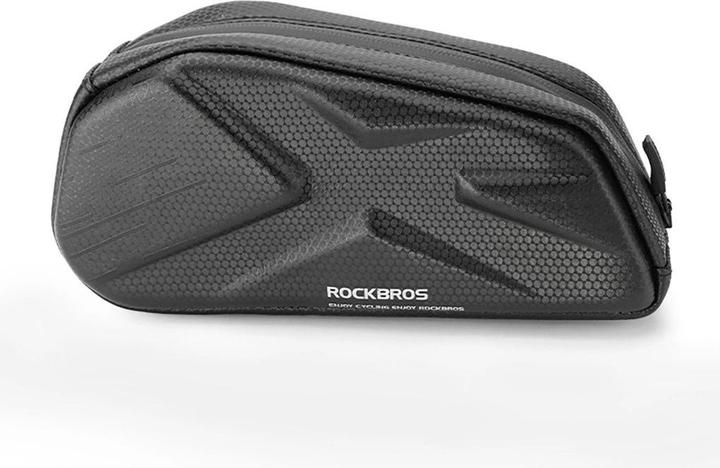 Rockbros Bike Bag, Rigid, Frame, Top Tube, 1.4l - Black (1.40 l, Rahmentasche)