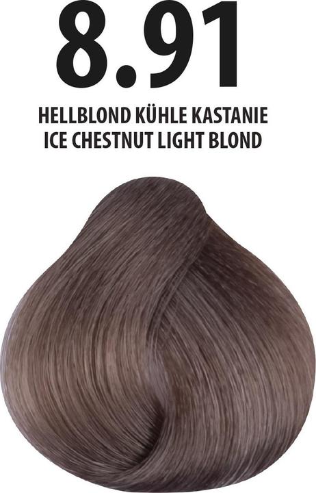 FemMas 8.91) Haarfarbe Hellblond Kühle Kastanıe 100ml (Hellblond Kühle Kastanıe 100ml)