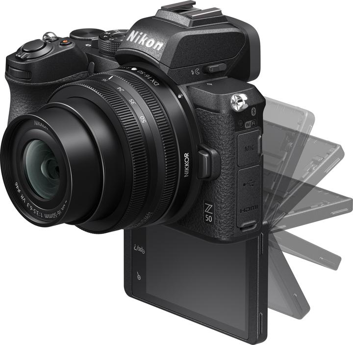 Produktbild Nikon Z50 Kit (16 - 50 mm, 20.90 Mpx, DX)