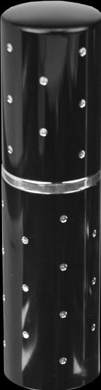 Image du produit Vaporisateur de poche, noir, avec des points argentés, pour 10 ml, hauteur : 9 cm (10 ml)