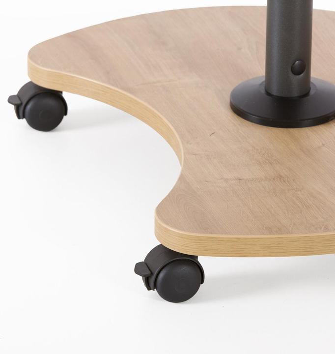 Actual product image Rocada Flipchart table, magnetic, 69x99 cm, wood look