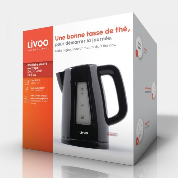 Produktbild Livoo Elektrischer Wasserkocher (1.70 l, EU-Stecker)