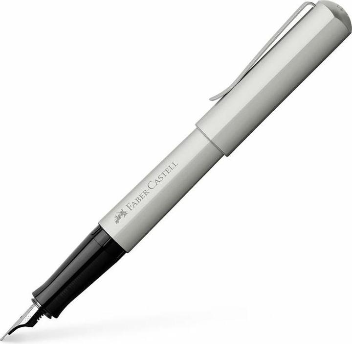Produktbild Faber-Castell Füller Hexo silber matt EF (Silber matt, 1 x)