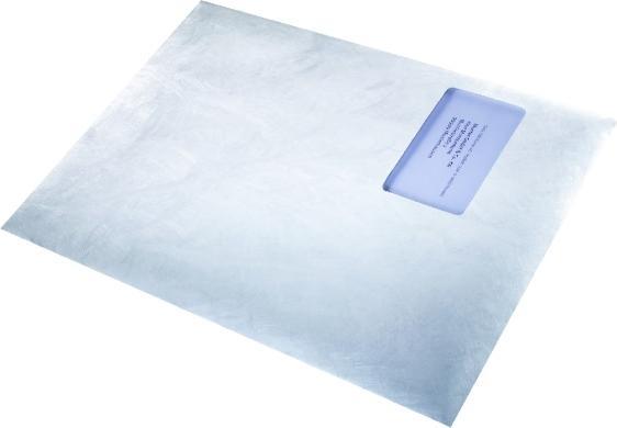 Actual product image Bong Tyvek® Pocket envelopes DIN C4 with window white 100 pcs. (100 x)