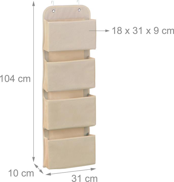 Actual product image Relaxdays Hanging organizer (31 x 10 x 104 cm)
