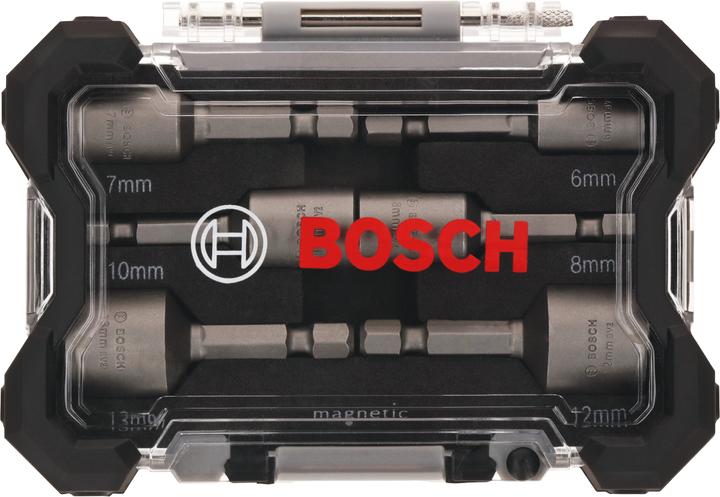 Immagine prodotto Bosch Professional Zubehör Set di chiavi a bussola 6 pezzi (10 mm, 8 mm, 7 mm, 6 mm, 12 mm, 13 mm)