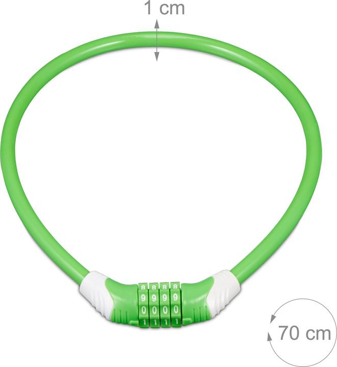 Image du produit Relaxdays Antivol pour vélo (70 cm)