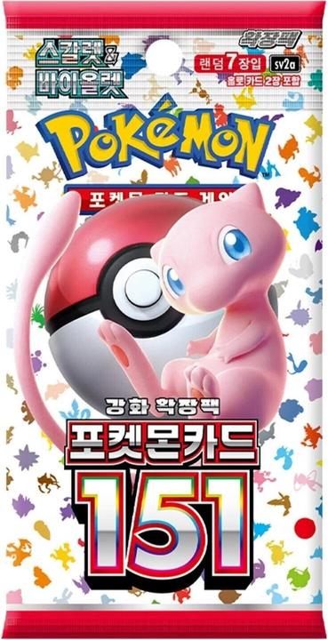 Pokémon Scarlet & Violet - 151 (Coréen, Pack de boosters)