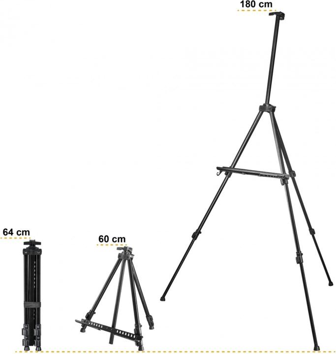 Produktbild Walimex Aluminium Atelierstaffelei XL