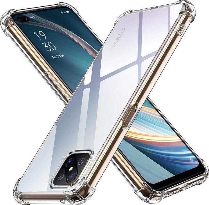 Screenguard Oppo Reno4 Z 5G Case Crystal Soft Airbag Bumper (Oppo Reno 4 Z 5G)