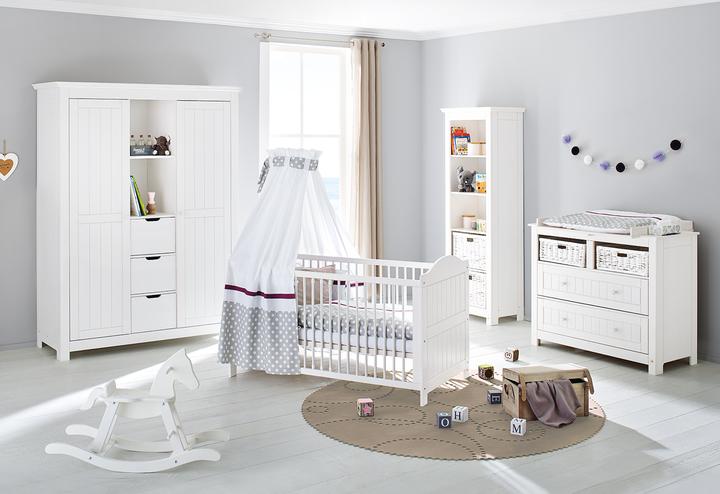 Pinolino Nina breit (Babybett, Wickelkommode, Kinderkleiderschrank)