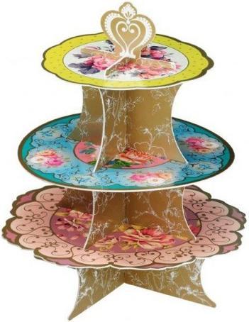 Image du produit TALKING TABLES Truly Scrumptious Cake Stand Présentoir à gâteaux Fleurs
