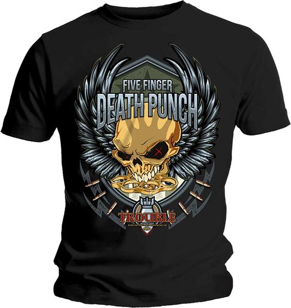 Rock Off Five Finger Death Punch Unisex T-Shirt Trouble